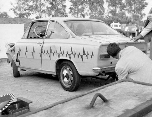 Daf 44 coupé prototype - crash test