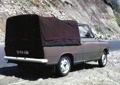 Daf 44 prototype with camouflage