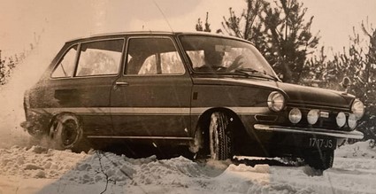 Daf 55 Marathon (stationcar) - prototype with different striping