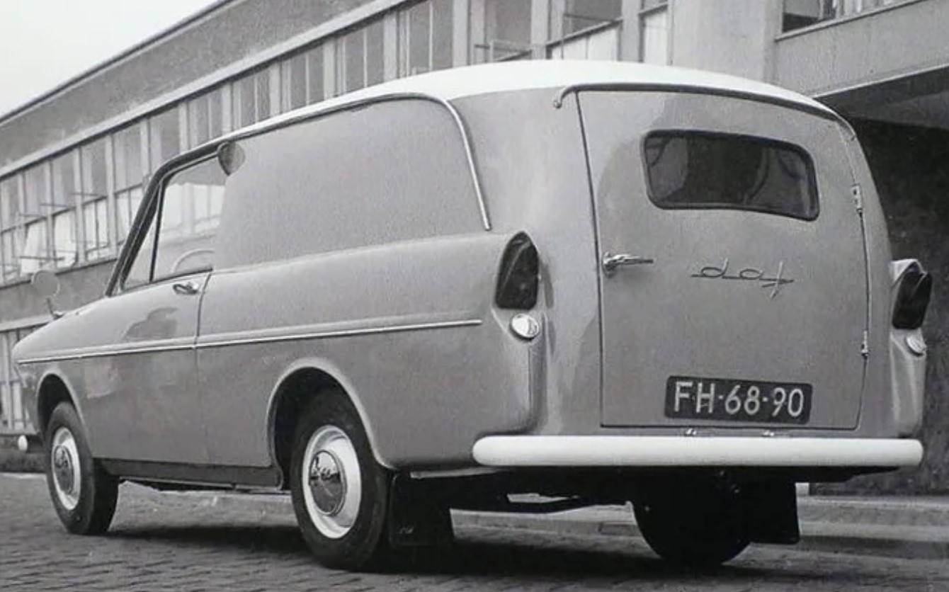 Daf 600 Van prototype - back