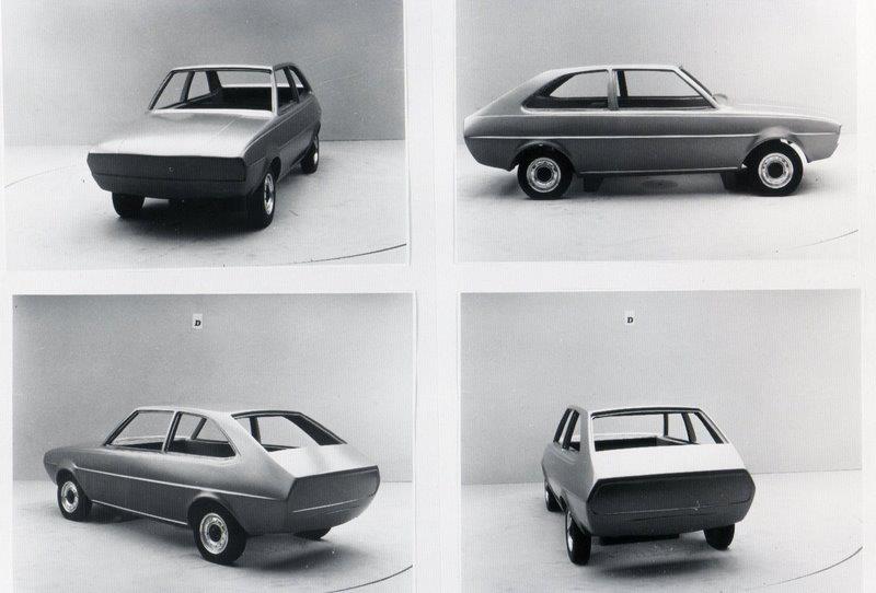 Daf 77 prototype - early models / mockups