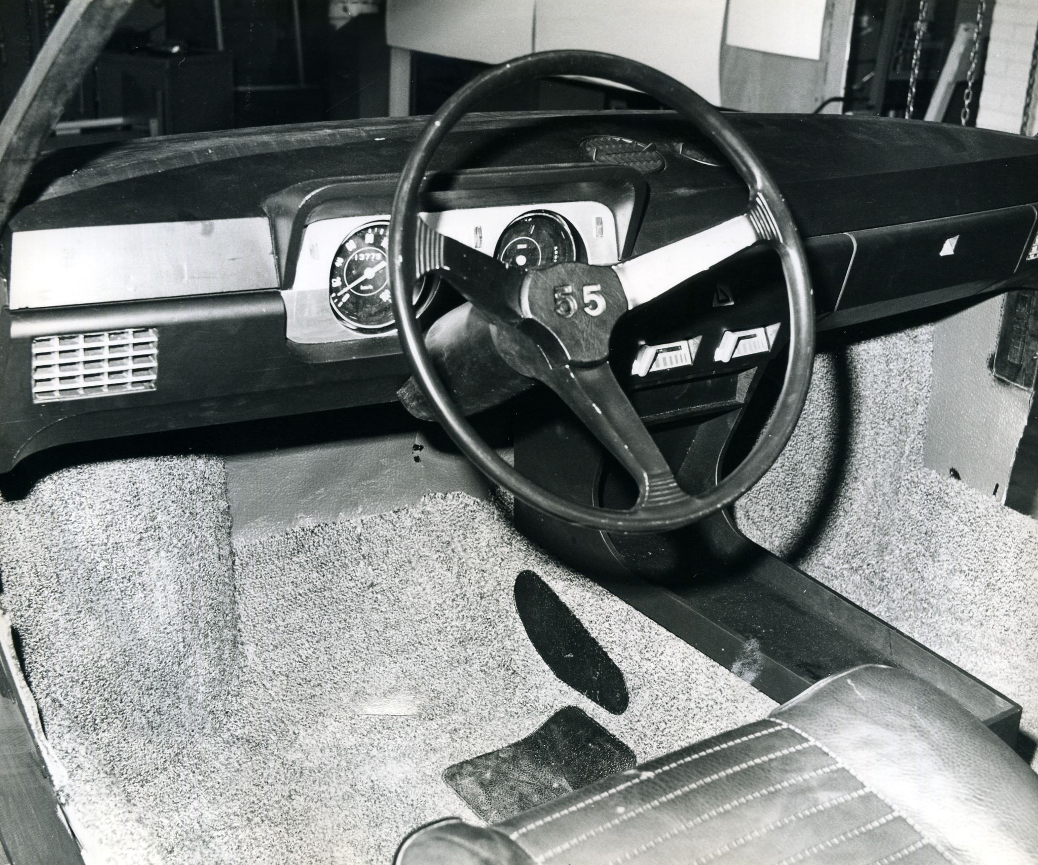 Interior Daf 77 prototype