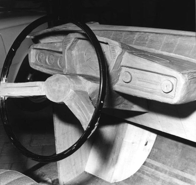 Daf P400 (1967) - wooden model - interior