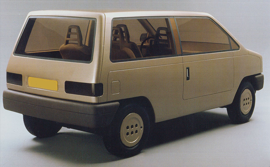 Daf PX / Volvo 343 Van - Prototype 'mockup' side/back