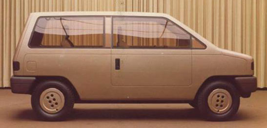 Daf PX / Volvo 343 Van - Prototype 'mockup' side