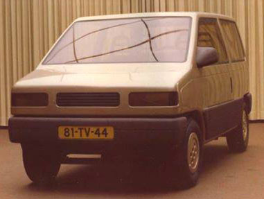 Daf PX / Volvo 343 Van - Prototype 'mockup' front