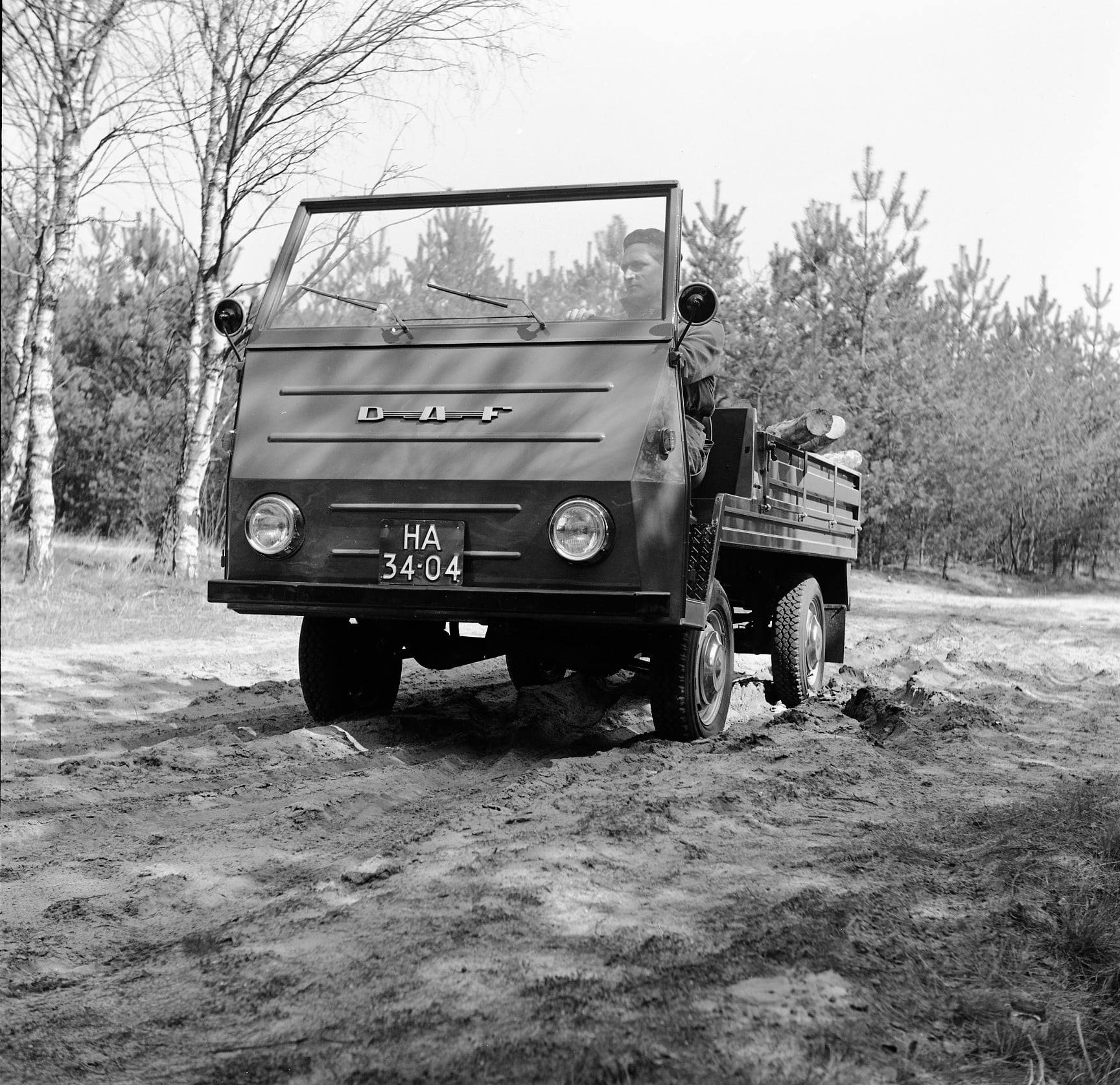 Daf Pony prototype - Test vehicle in the terrain