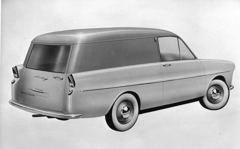 Daf 600 Van prototype - drawing