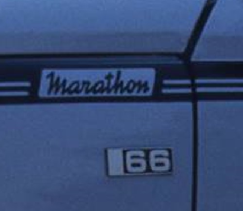 Alternative Marathon striping on a Daf 66 Marathon